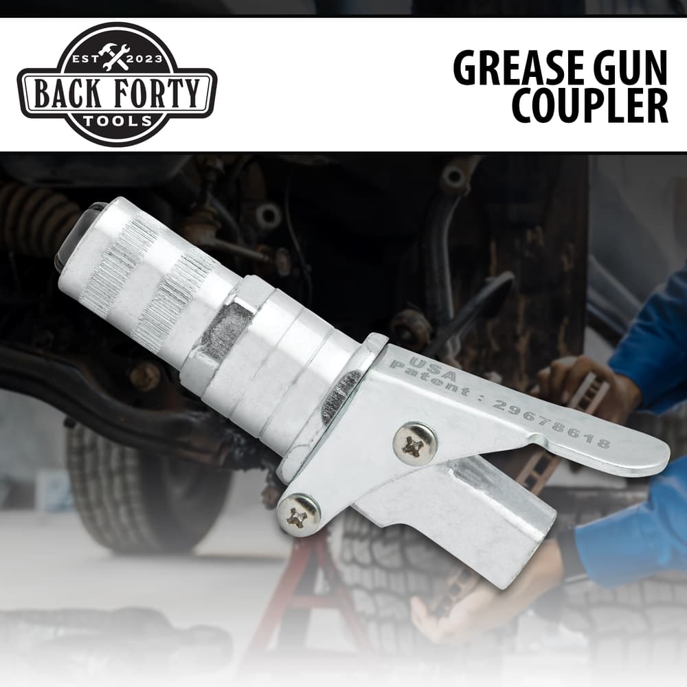 Full image of the Back Forty Grease Gun Coupler. image number 0