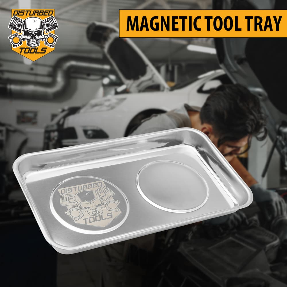 Full image of Disturbed Tools Magnetic Tool Tray. image number 0