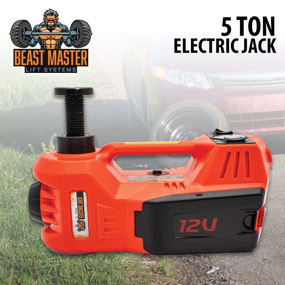 Full image of the Beast Master 5 Ton Electric Jack. image number 0