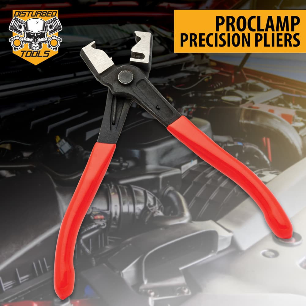 Full image of the Disturbed Tools ProClamp Precision Pliers. image number 0