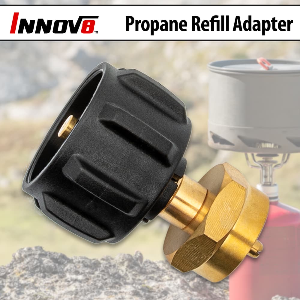 Full image of the Innov8 Propane Refill Adapter. image number 0