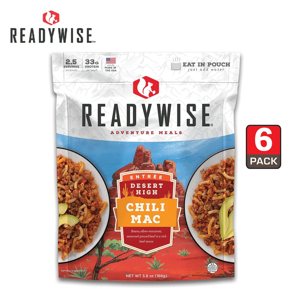 The Desert High Chili Mac With Beef in its individual package image number 0