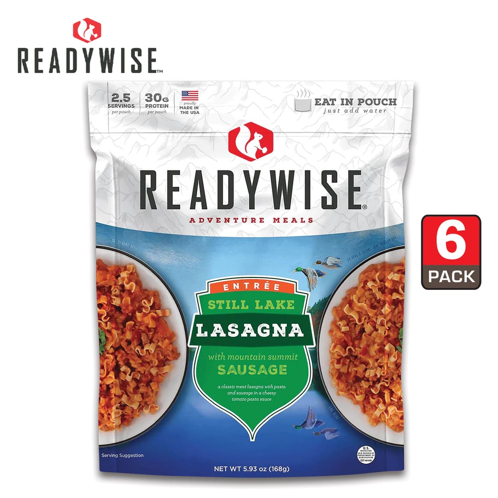 The Still Lake Lasagna With Sausage shown in its pouch image number 0