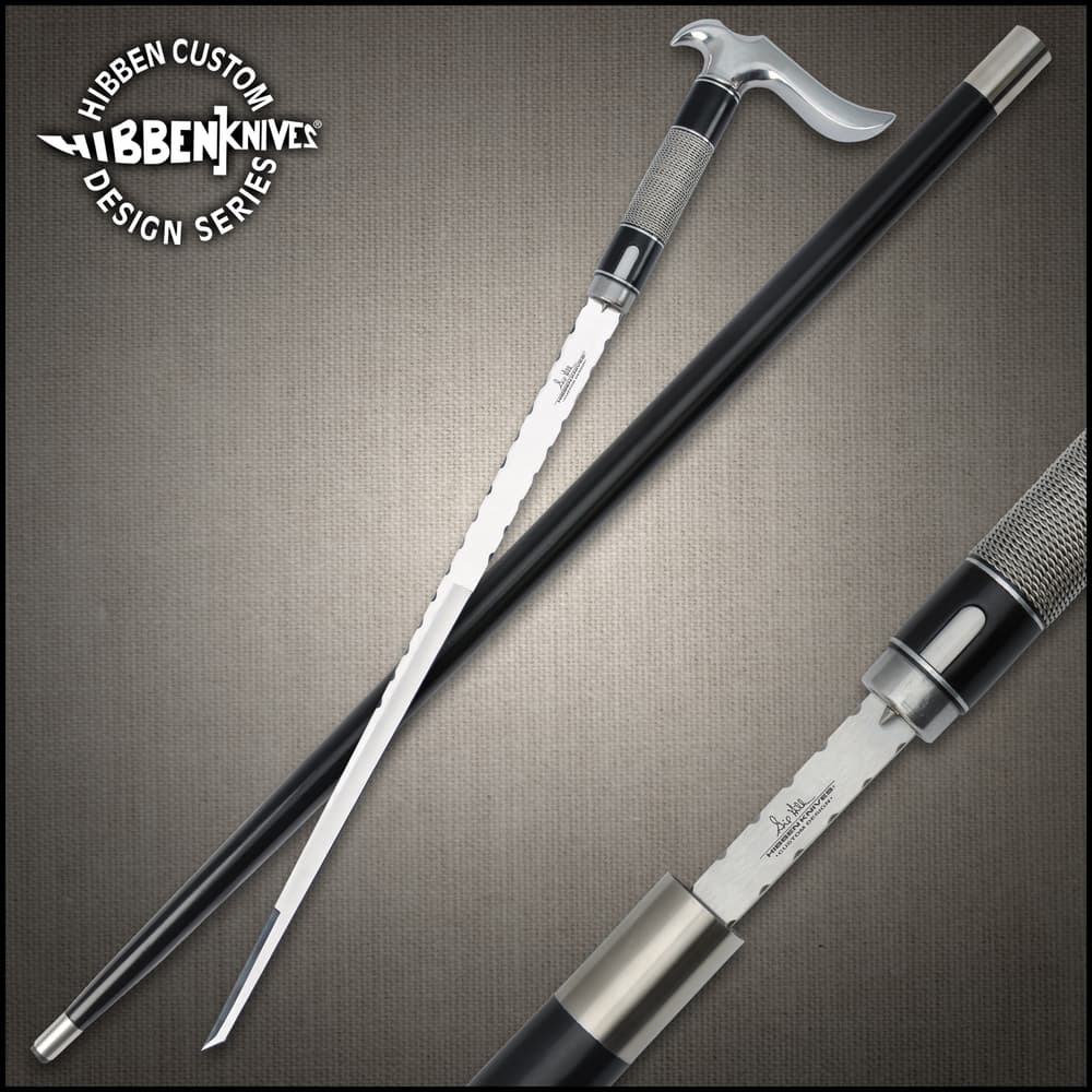 Gil Hibben Custom Hook Sword Cane image number 0