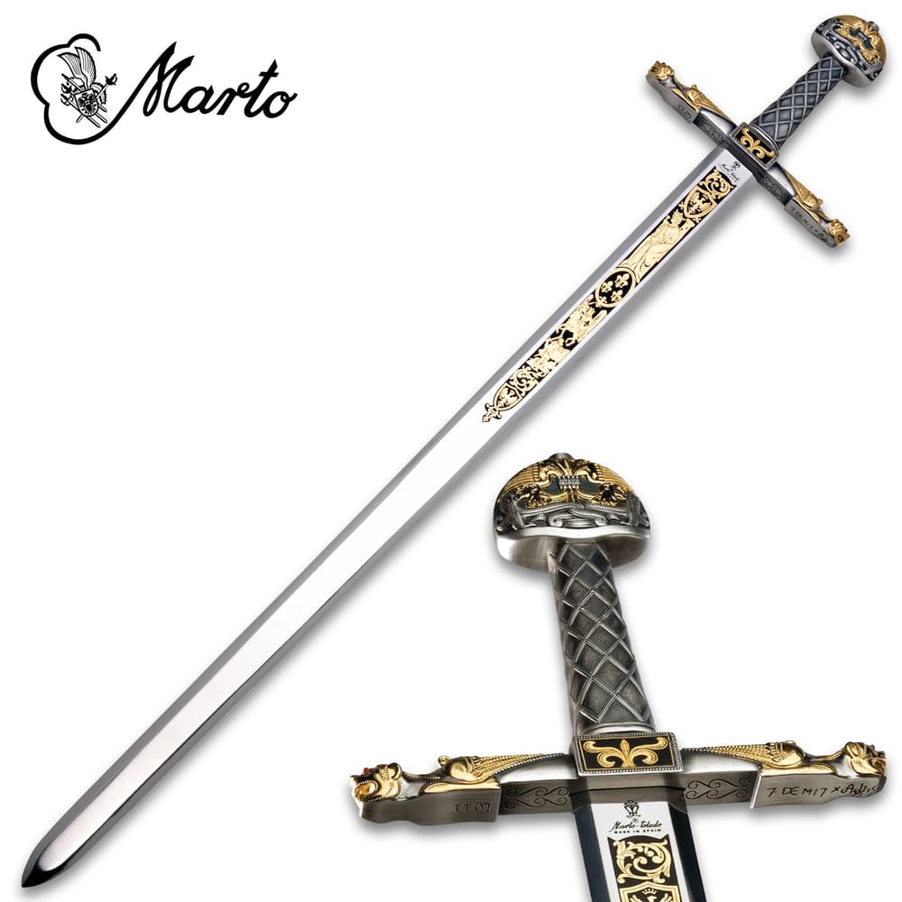 Official Marto of Toledo Spain Collectors Item Deluxe Traditional Viking Sword 