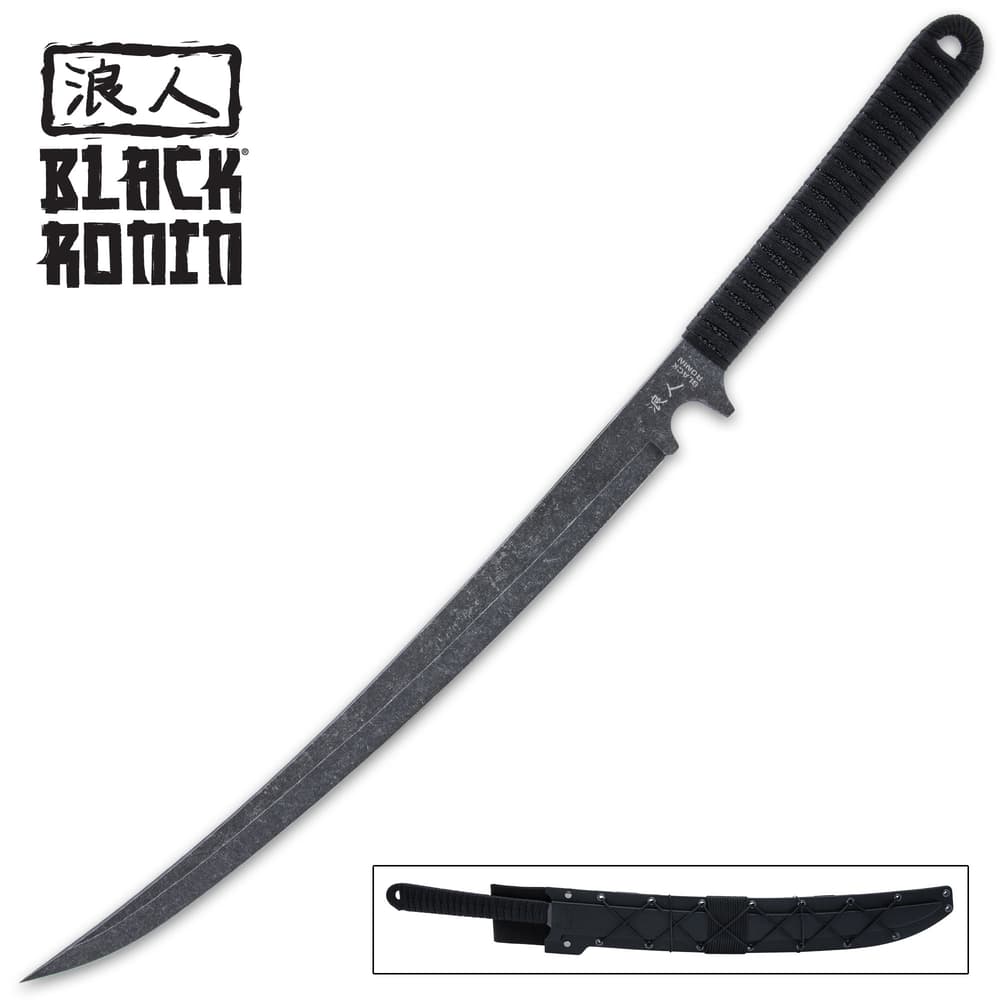 This sleek, tactical looking wakizashi sword was inspired by the rogue, masterless Samurai warriors, who were called Ronin image number 0