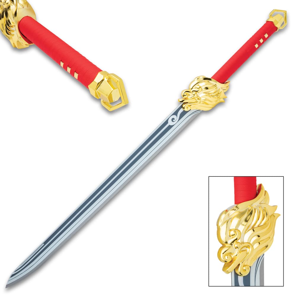 Full image of the Genshin Impact Lions Roar Sword. image number 0