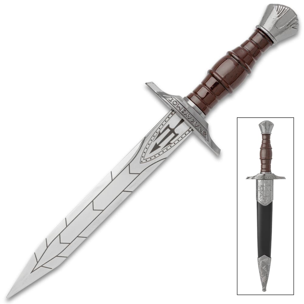 Trident Lightning Dagger and Scabbard In-set image number 0