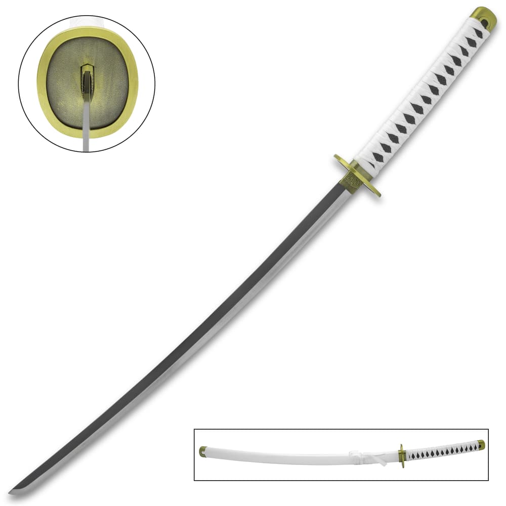 Roronoa Zoro's Wado Ichimonji Katana and in its scabbard. image number 0