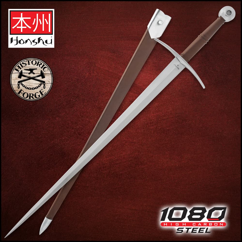 Honshyu Historic Forge Agincourt Sword and scabbard. image number 0