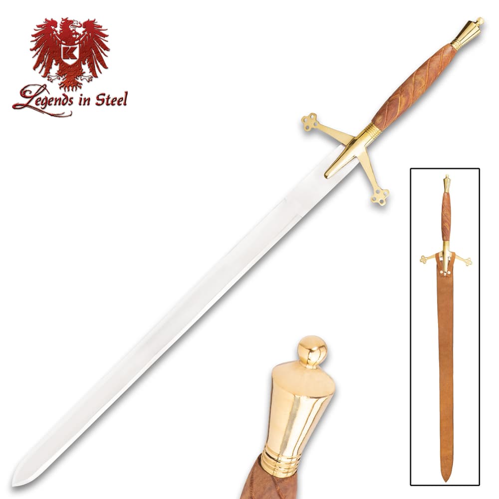 Legends In Steel Scottish Early Pattern Claymore Sword image number 0
