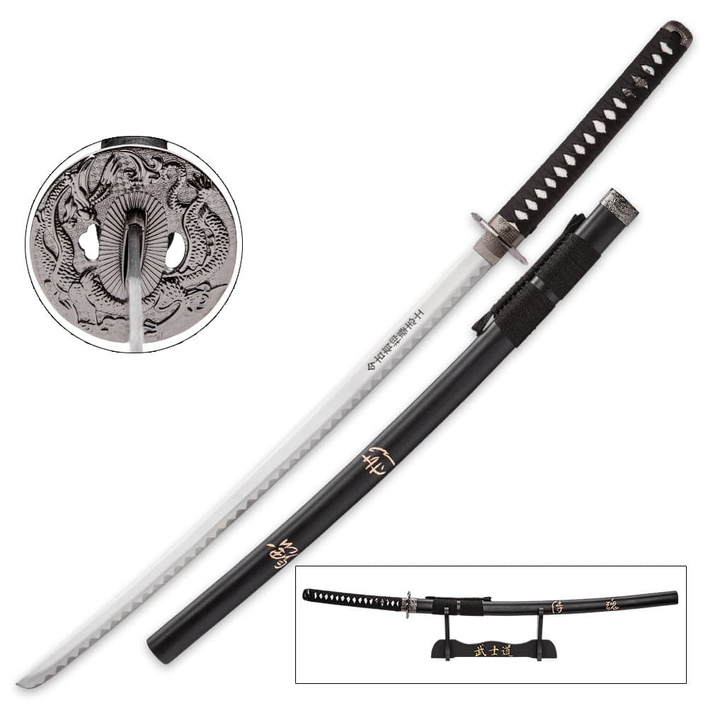 Last Samurai Spirit Katana Sword With Scabbard image number 0