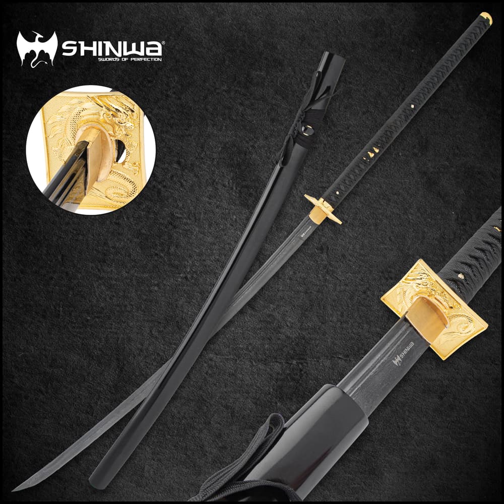 Since 2007, Shinwa Swords has been hand-forging their swords using ancient tempering techniques that give them a custom look image number 0