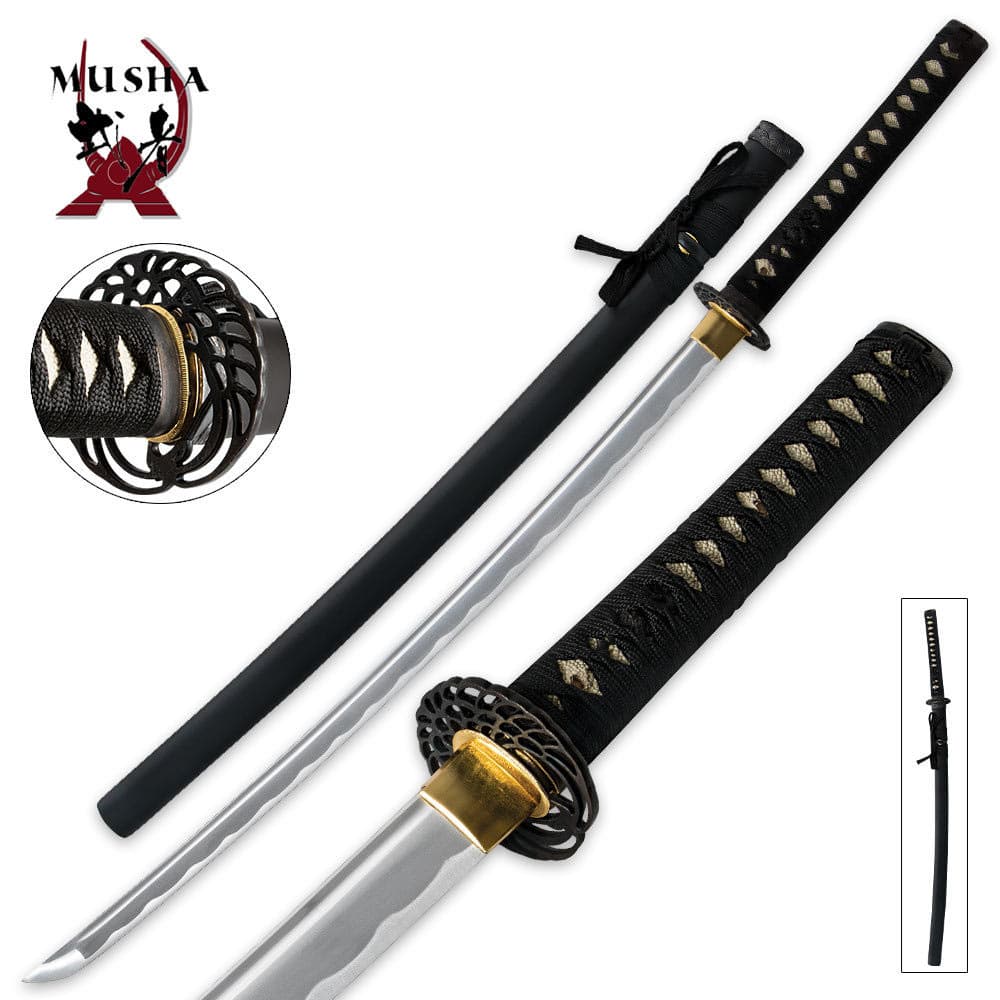 Samurai Special Full-Tang Crane Katana Sword image number 0