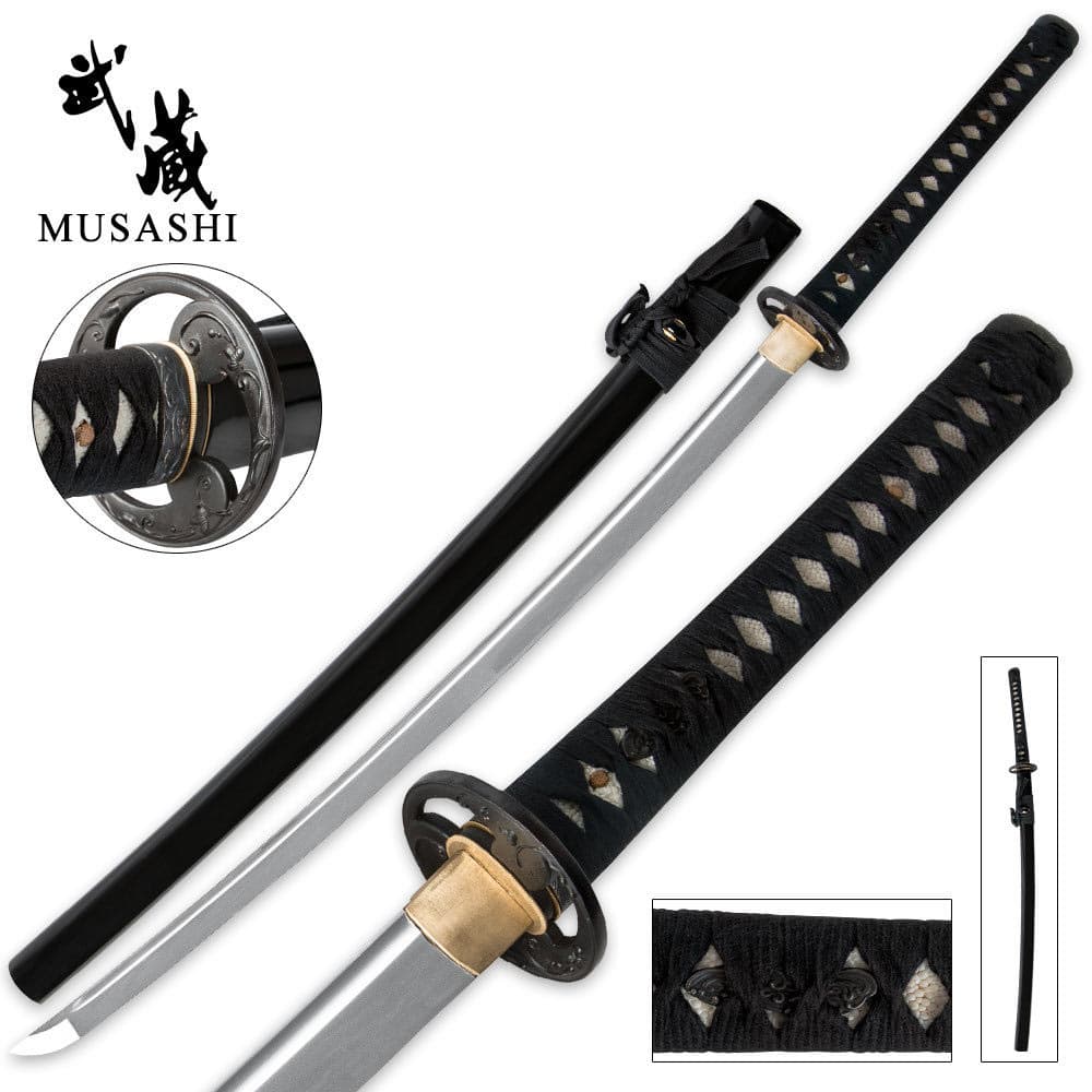 Whirlwind Musashi Carbon Steel Katana Sword image number 0