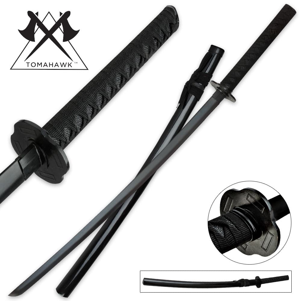 Black Emperor Katana Sword With Scabbard image number 0