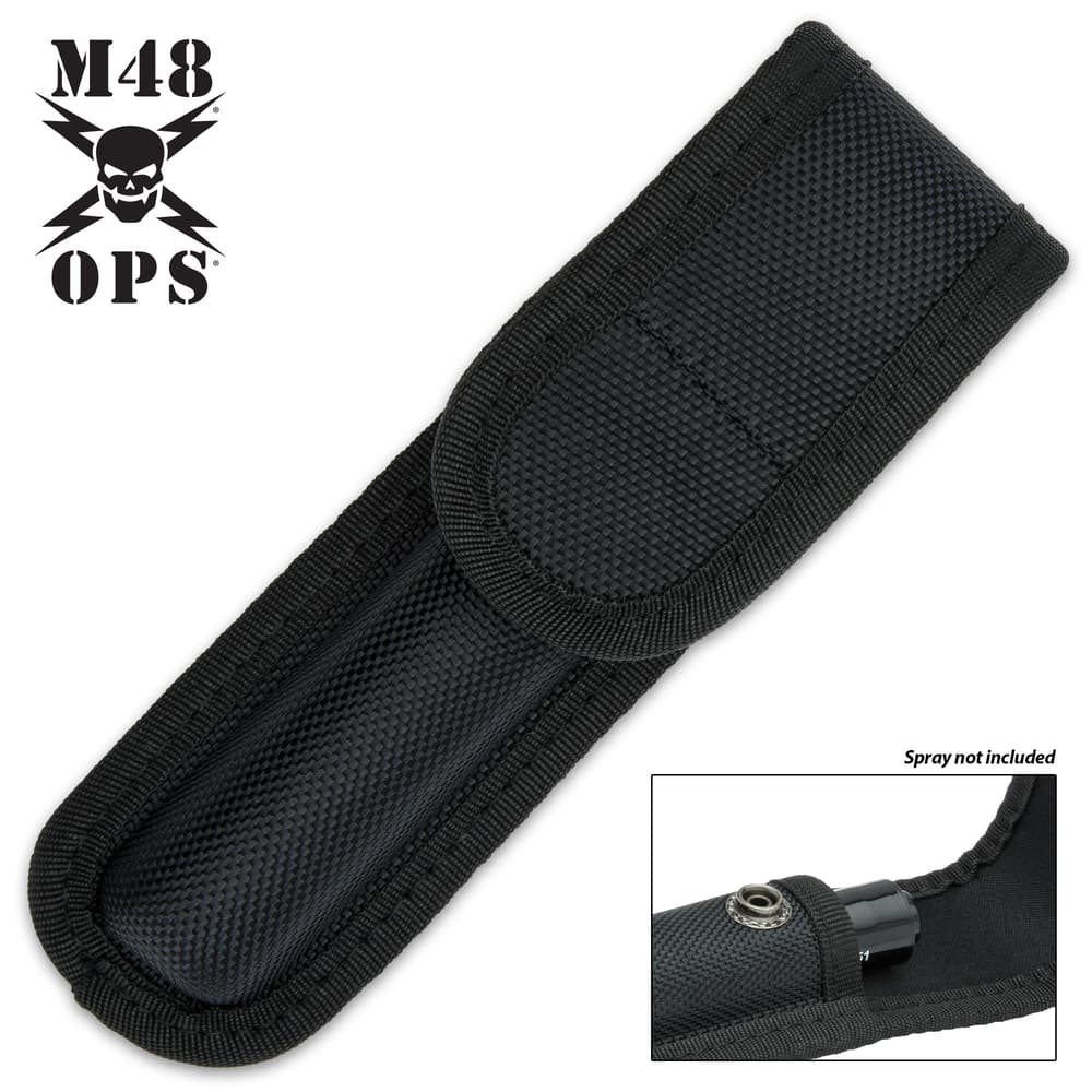 The M48 Mini Flashlight Pouch With Belt Loop will keep your flashlight securely in place so that’s it’s right at hand when you need it image number 0