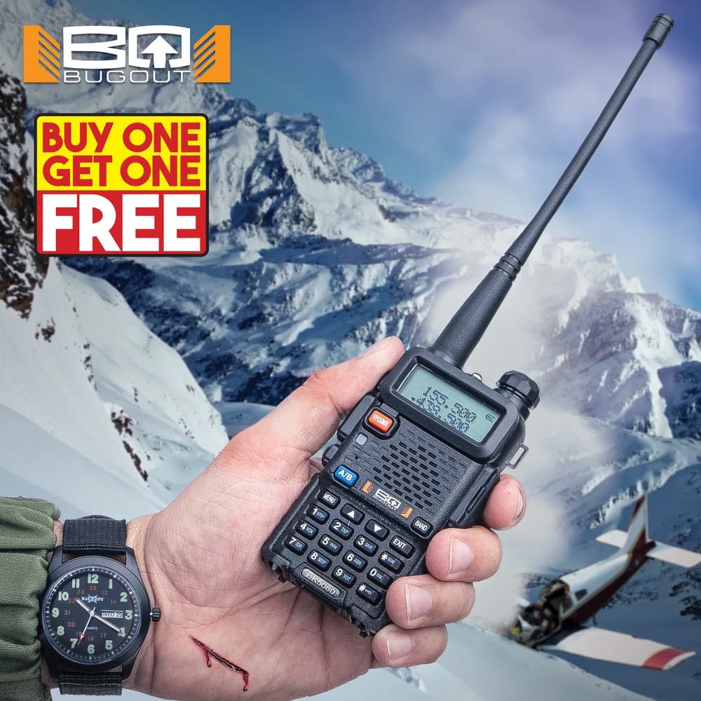 Get two of these Dual Band Two-Way Radios for the price of one image number 0
