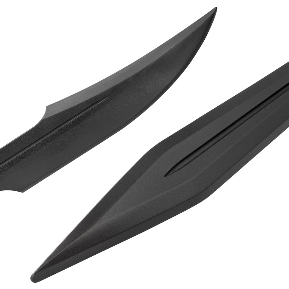 Close up image of the blades on the training swords in the Ancient Warriors Bundle. image number 1