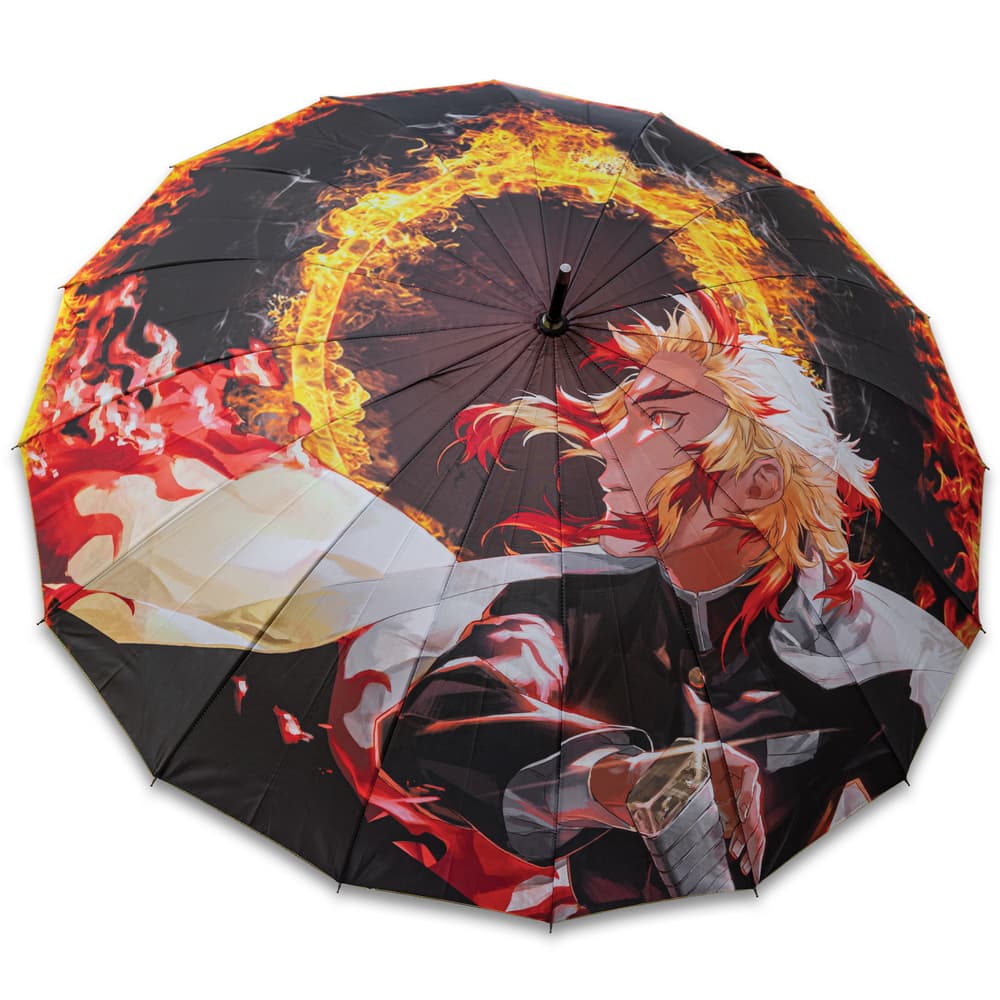 Full image of the Rengoku Umbrella opened. image number 1