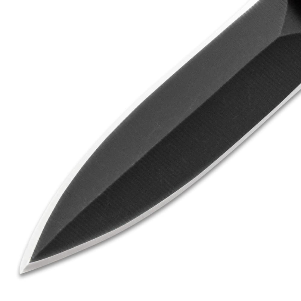 Close up image of the blade on the Mini OTF Automatic Knife. image number 1
