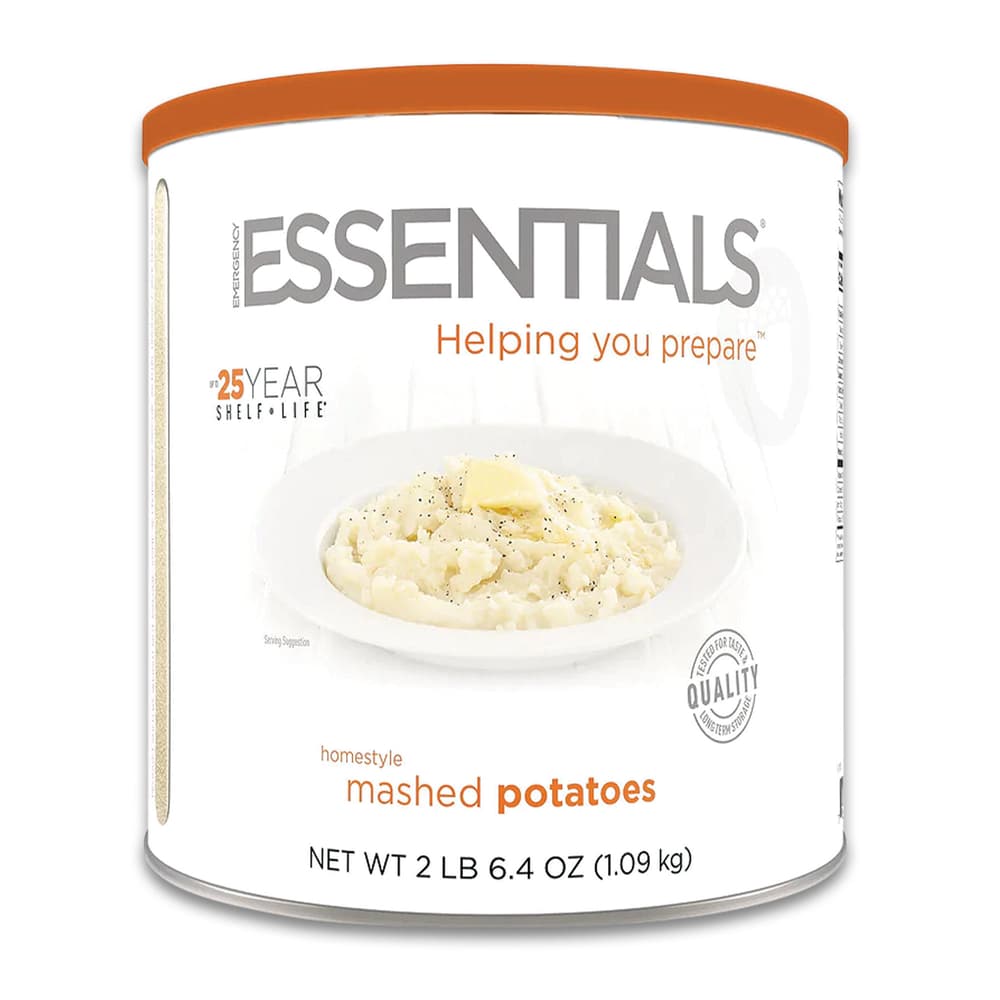 The mashed potatoes have a 25-year shelf-life image number 1