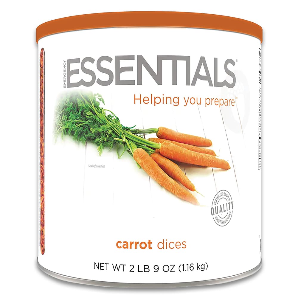 The steel can that the carrots come in image number 1