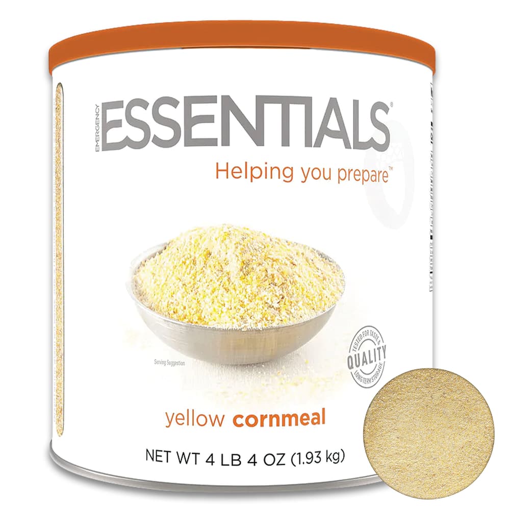 A view of what the yellow cornmeal looks like when it's in the can image number 1