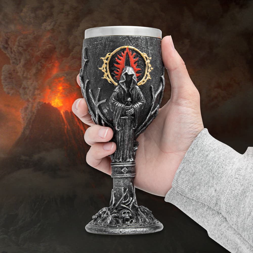 The goblet shown in hand image number 1