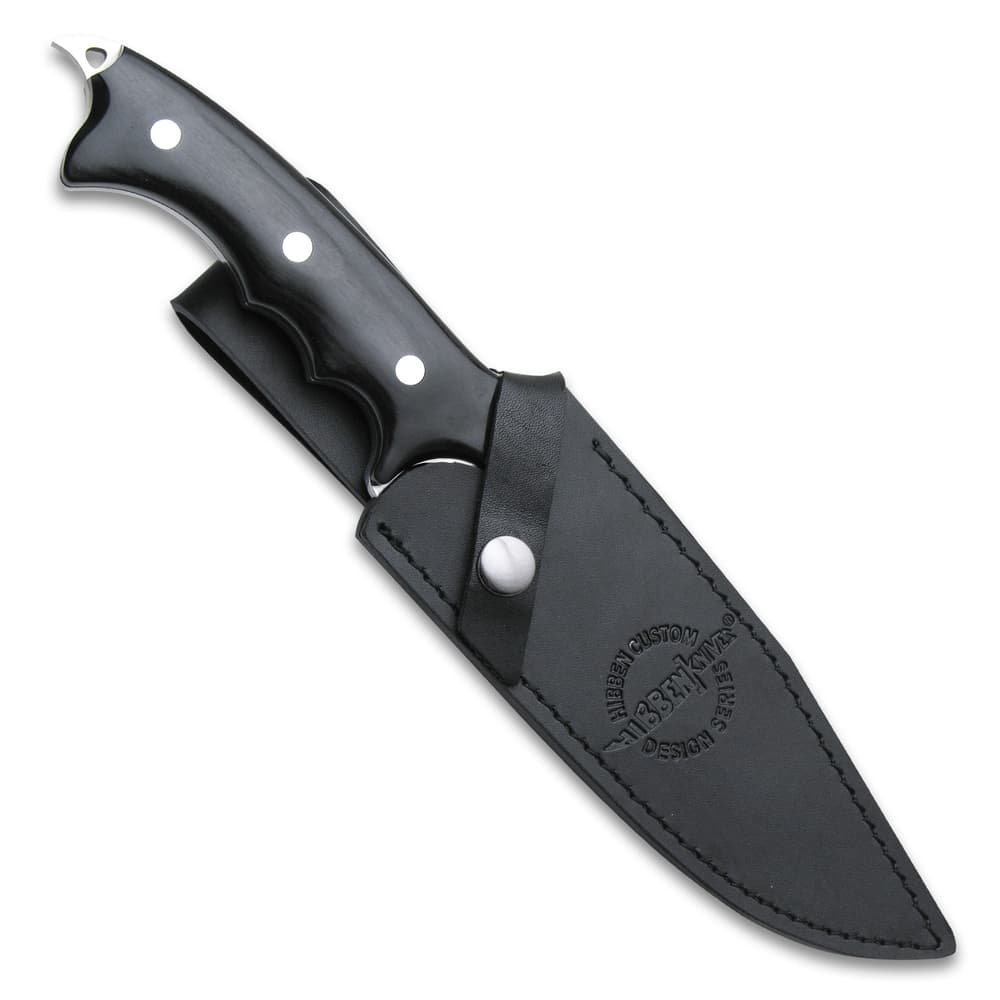 Hibben Legacy Combat Fighter Knife with Leather Sheath image number 1