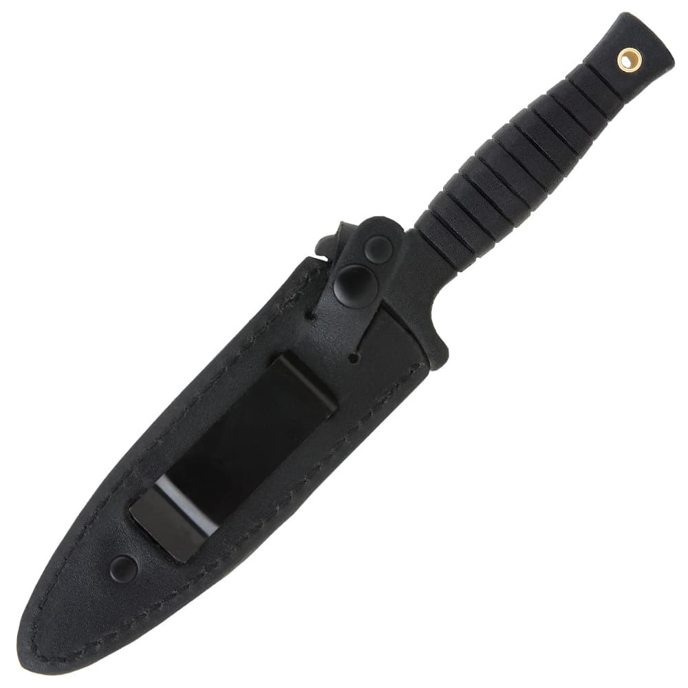 Timber Wolf Tactical Boot Knife with Clip-on Leather Sheath image number 1