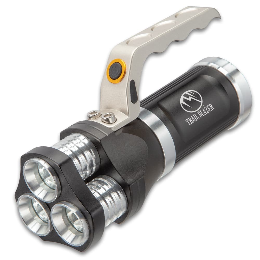 Trailblazer Flashlight With Super Bright White Lights - Weather-Resistant Aluminum Body, 800 Lumens - Length 6 1/2” image number 1