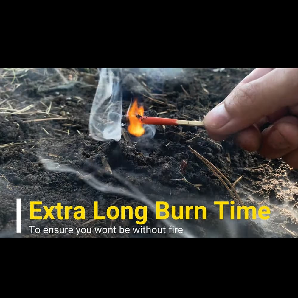The matches will burn intensely for up to 25 seconds. image number 1