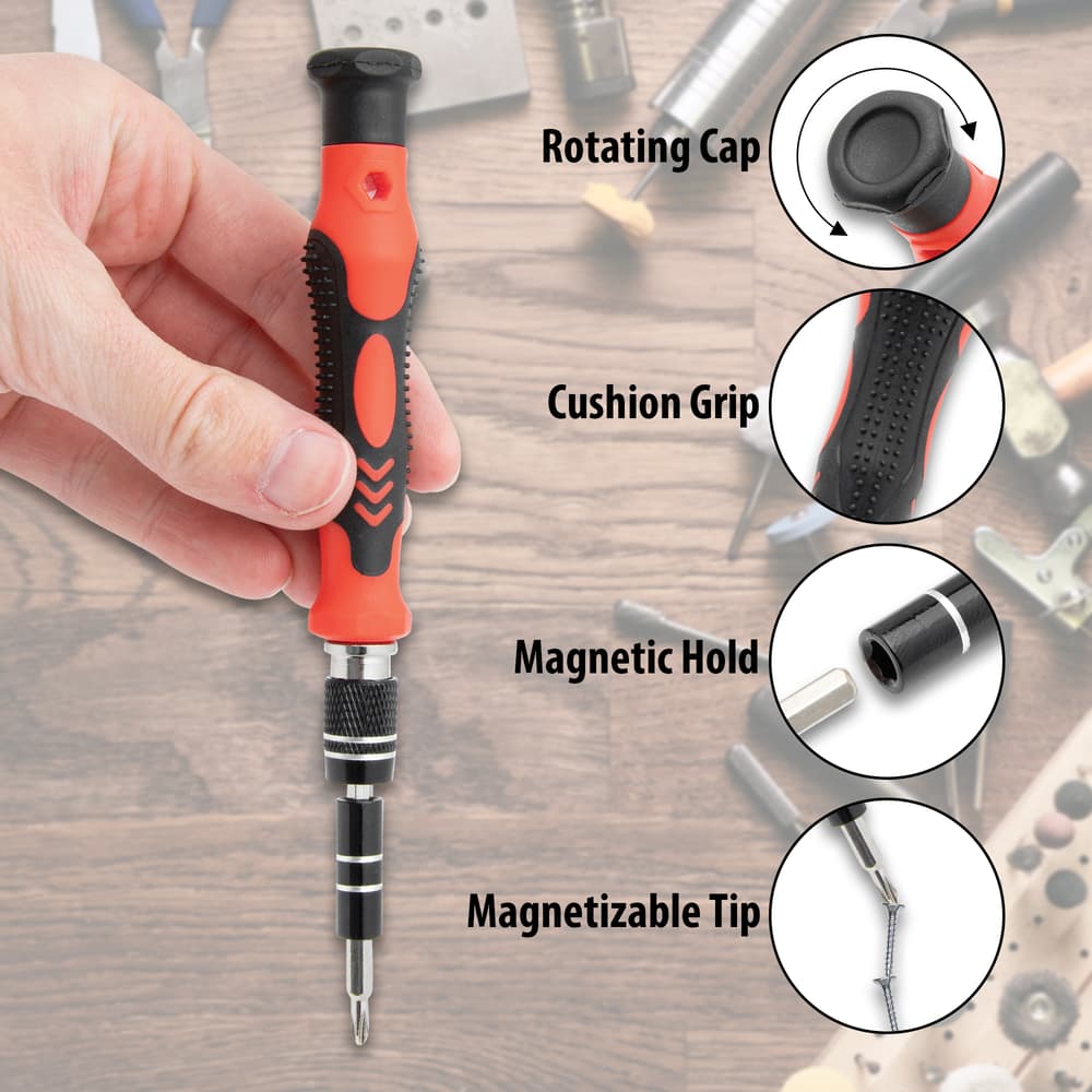 The features of the mini screwdriver image number 1