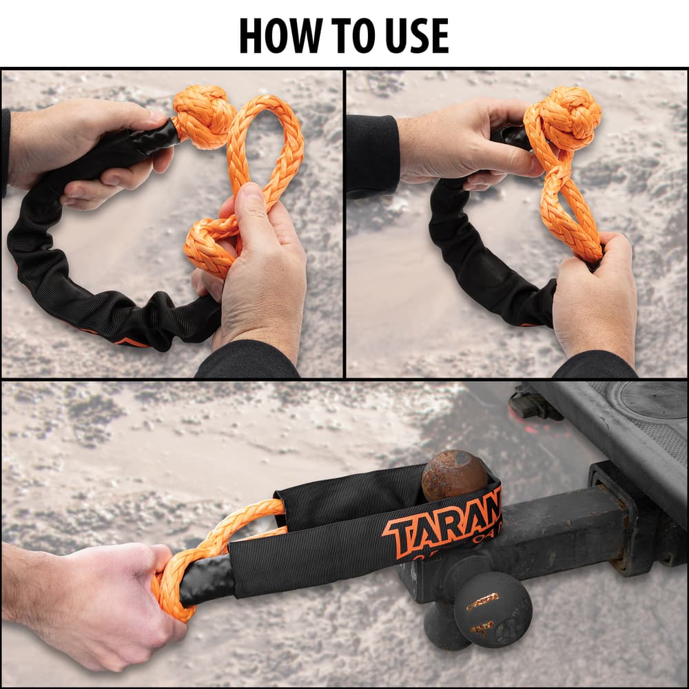 Full image showing how to use the 6" Shackles 2 Pack. image number 1