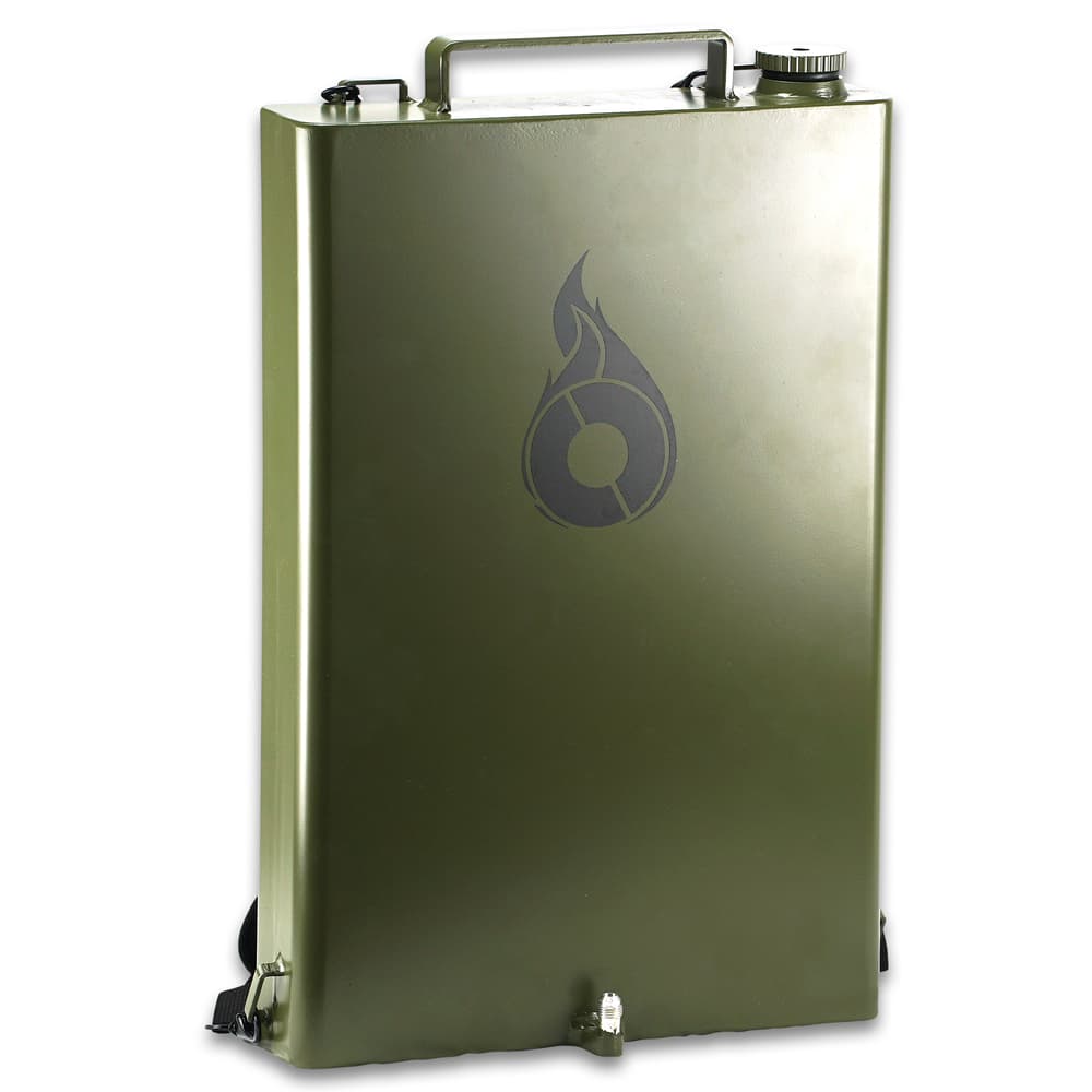The backpack is made of aluminum and Viton with a powder-coat finish image number 1