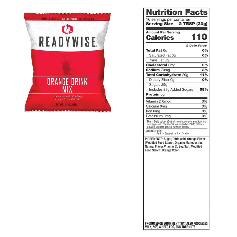 A view of the individual package and nutrition information image number 1