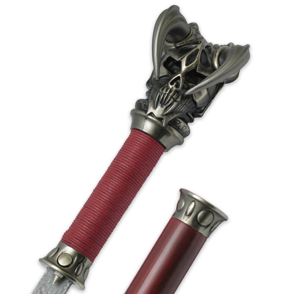 Vorthelok Folded Damascus Sword Cane image number 1