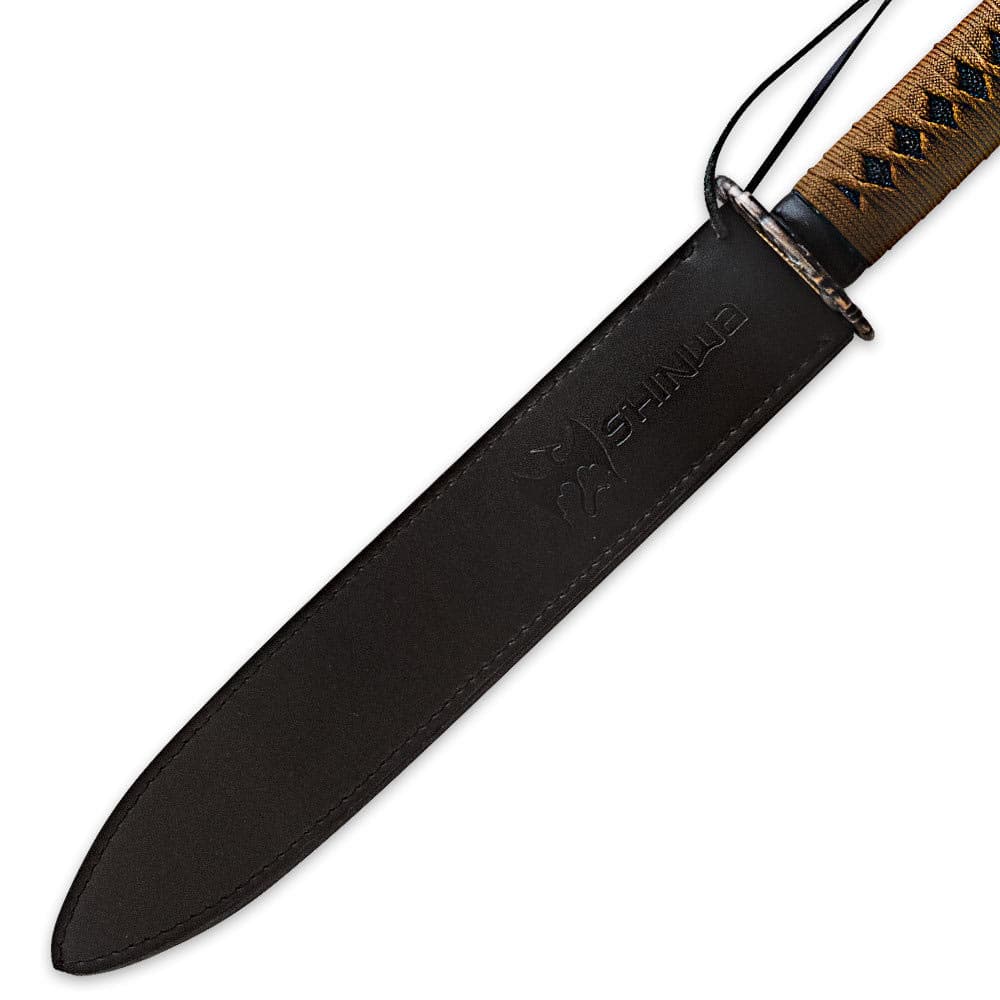 Shinwa Double Edged Carbon Steel Warrior Spear Tan image number 1