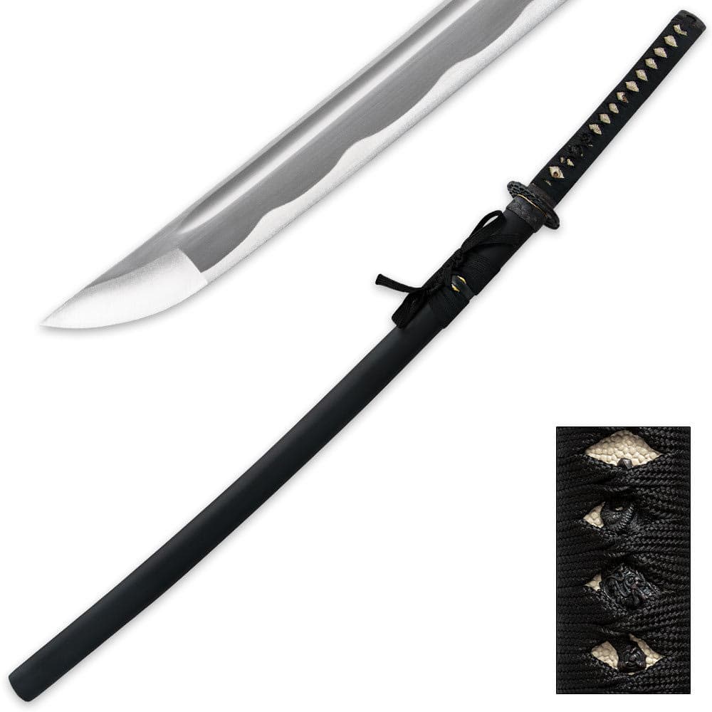 Samurai Special Full-Tang Crane Katana Sword image number 1