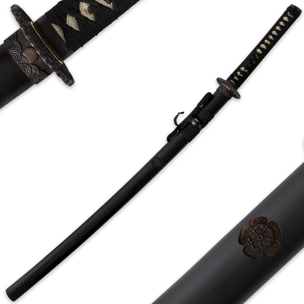 Musha Bushido Genko Samurai Katana Sword 1045 Carbon Steel image number 1