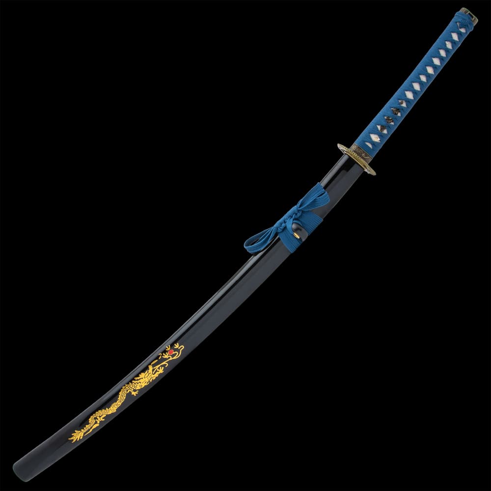 The katana in its scabbard image number 1