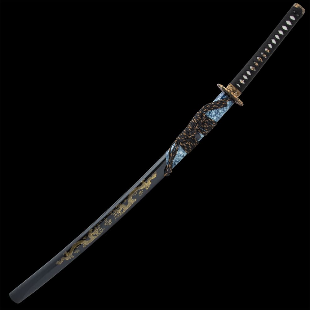 The katana in its scabbard image number 1