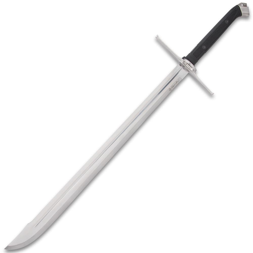The grosse messer sword boasts a 31” 1060 high carbon steel blade that’s unrivaled in sharpness and strength image number 1