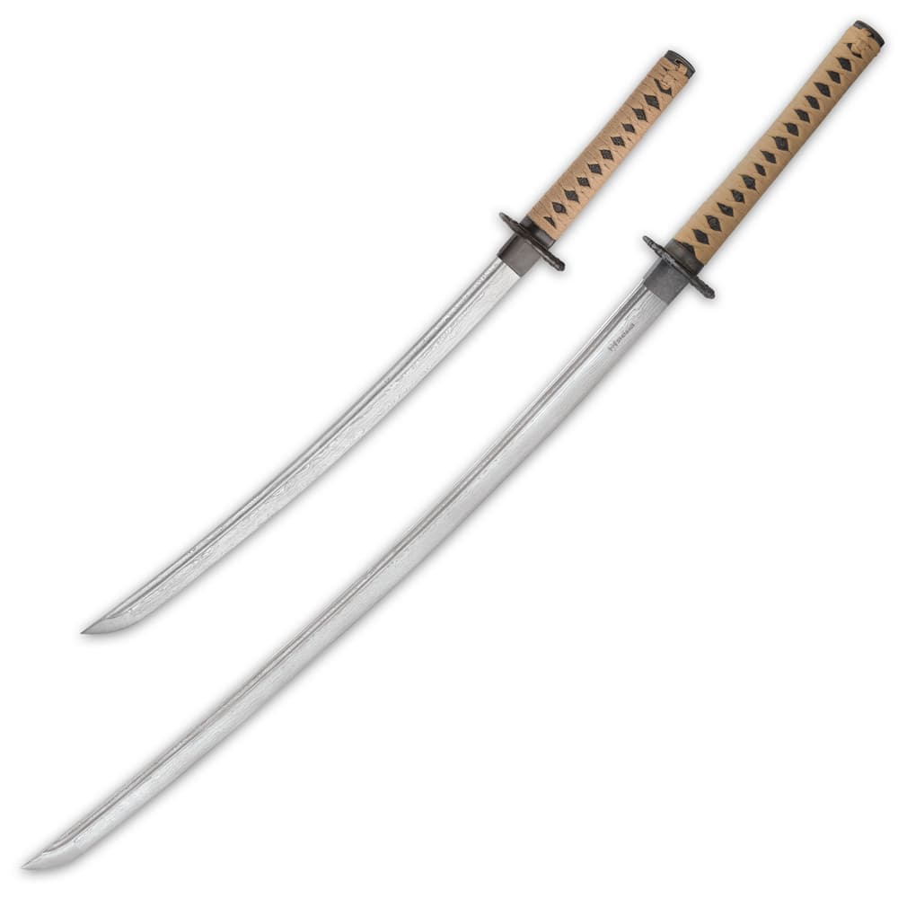 The two swords shown in full length image number 2
