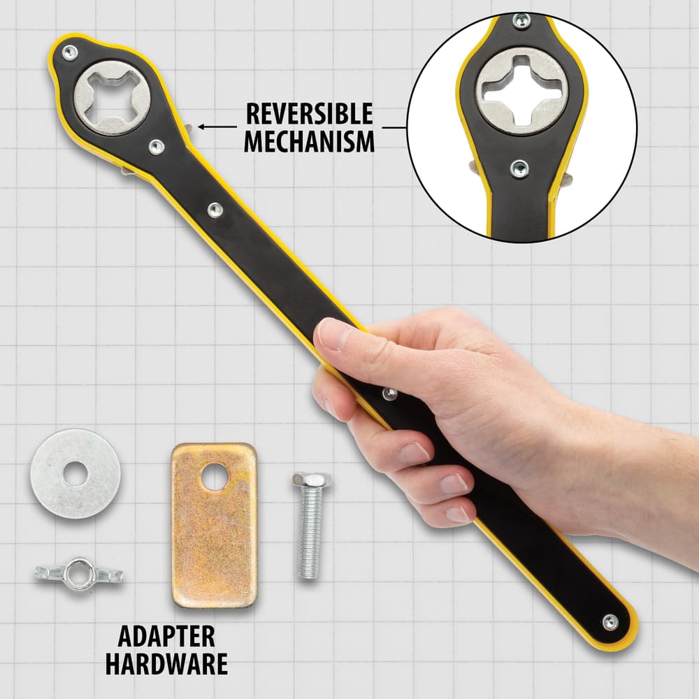 Details and features of the Ratchet Wrench. image number 2