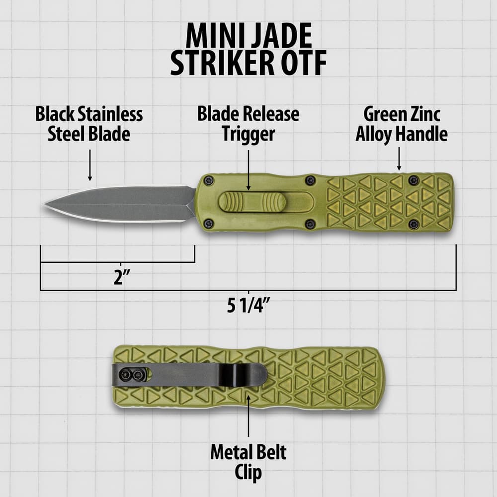 Details and features of the Striker OTF. image number 2