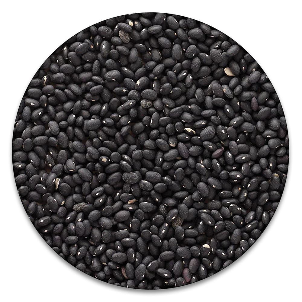 The black beans shown prepared image number 2