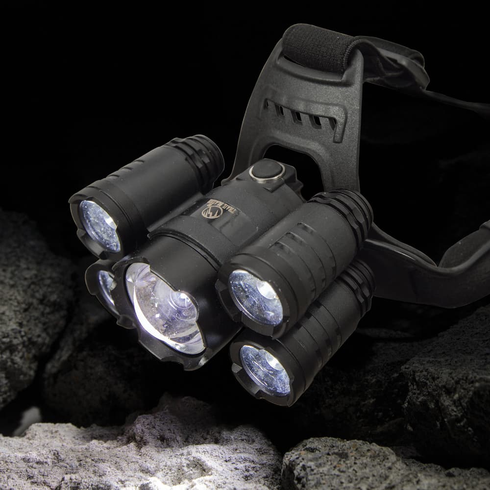The super bright CREE LED lights offer low, medium, high and emergency strobe modes and the headlamp is adjustable image number 2