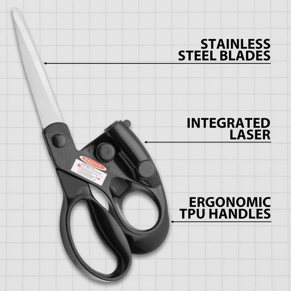 Details and features of the Laser Guarded Scissors. image number 2
